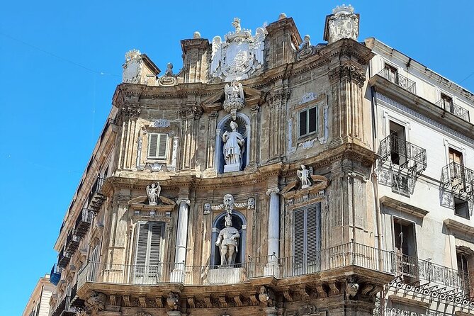 PRIVATE Palermo Historic Walking Tour and Street Food - Cattedrale di Palermo and Quattro Canti, seen with context