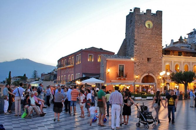 Private Taormina Sunset walking Tour with Aperitif - Porta Messina to Corso Umberto: gates, churches, and the first big Etna sightlines