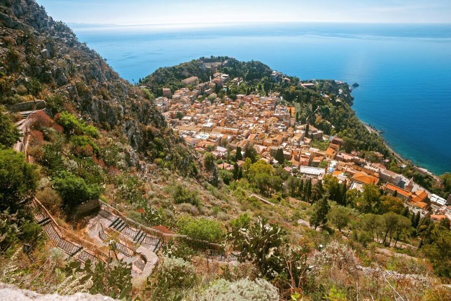 Private Taormina Top City Sights Walking Tour - Corvaja Palace: reading Taormina through buildings