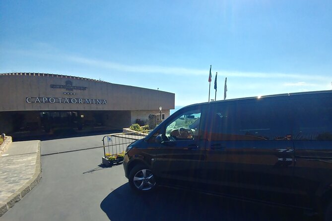 Private TAXI from CATANIA (wherever) to TAORMINA (or viceversa) - Drop-off in Taormina, including apartments and hotels