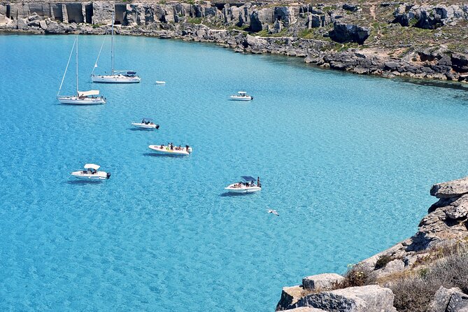 Private Tour Half Day Boat Trip in Favignana from Trapani - Bue Marino and the tuff-quarry contrast