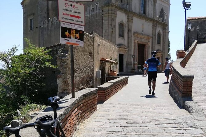 Road Bike Tour Godfather - Northern coast rhythm: Capo Taormina, Capo SantAlessio, and the village feel from SantAlessio Siculo