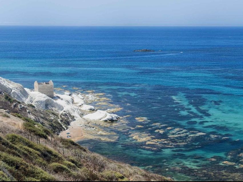 San Leone, Scala dei turchi: private aperitif on boat tour - Punta Bianca Nature Reserve Waters and Sea Views of the Temples