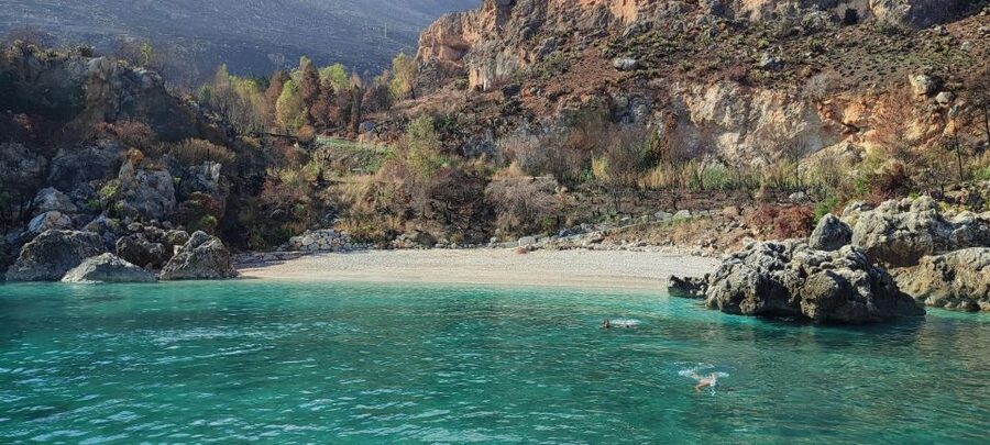 San Vito Lo Capo: Boat Trip with 3 Swimming Stops and Snacks - Small-group comfort: shaded deck, loungers, and an actual toilet