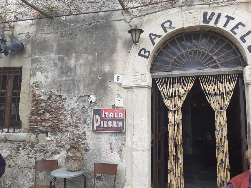 Shore tour from Messina port: Taormina & Godfather Places - Savoca self-guided: medieval streets and the Santa Lucia wedding scene