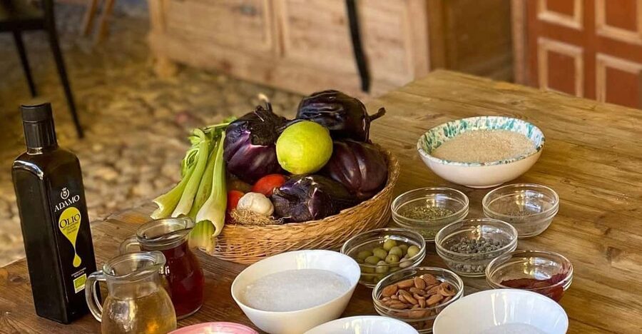 Sicilian cooking class in the historic baglio Florio Adamo - Entering the Former Florio Factory at Baglio Florio Adamo