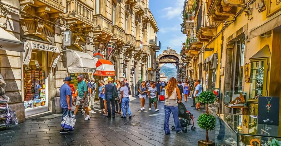 Sicily: Etna Volcano & Taormina Tour - From Palermo’s Politeama Palace, straight into volcano country