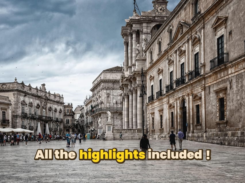 Siracusa: Digital guide made with a Local for your tour ! - Monuments with optional entry, no forced rushing
