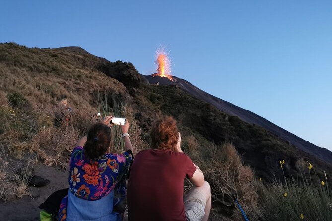 Stromboli: sunset trekking to Sciara del Fuoco - Ashàra - Meeting at Piazza San Vincenzo, and getting the gear right