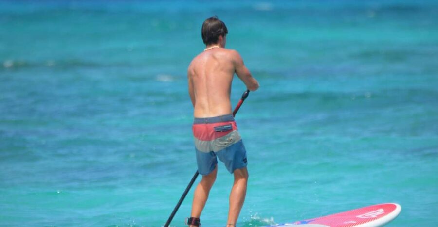SUP rental in the bay of Taormina - Getting ready at Giardini Naxos: gear, briefings, and pacing