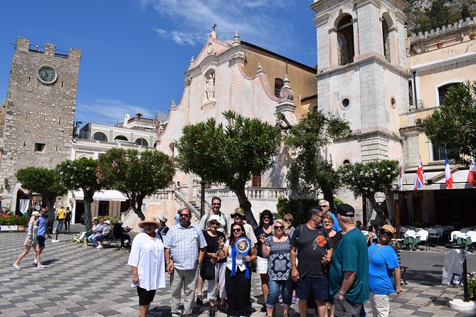 Taormina and Castelmola Tour from Messina - Duomo di Taormina and Piazza IX Aprile, The Two Big “Living Room” Stops