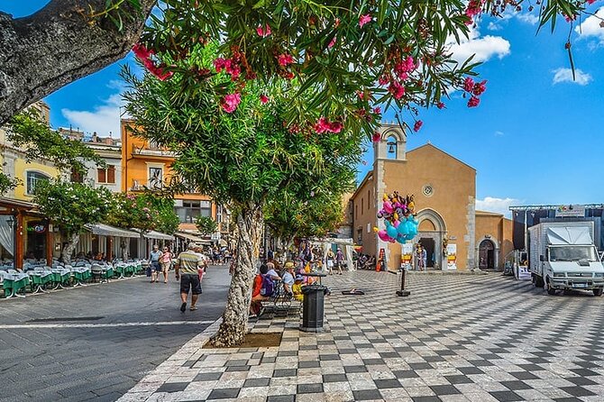 Taormina and Castelmola Tour From Messina Port in Sicily, Italy. - Castelmola: cool medieval lanes and the big panorama over Taormina