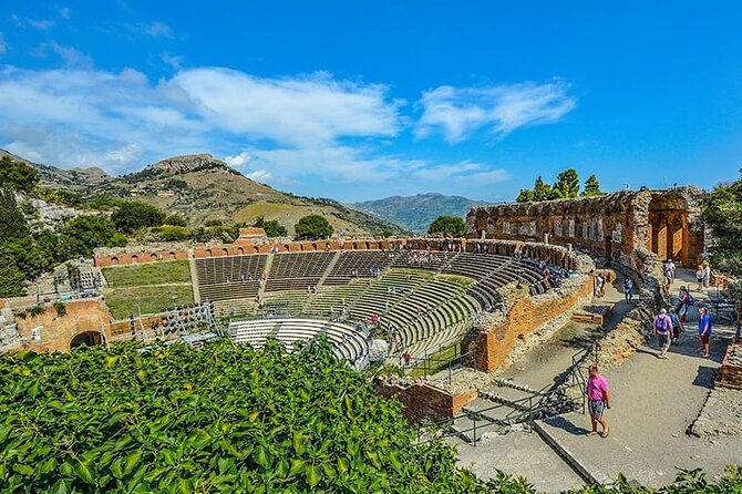 Taormina and Castelmola Tour From Messina Port in Sicily, Italy. - Madonna della Rocca church: a viewpoint carved out of the rock