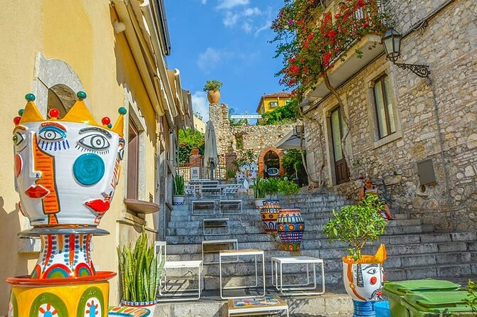Taormina and Castelmola Tour From Messina Port in Sicily, Italy. - Belvedere above Isola Bella: the short stop that pays off fast