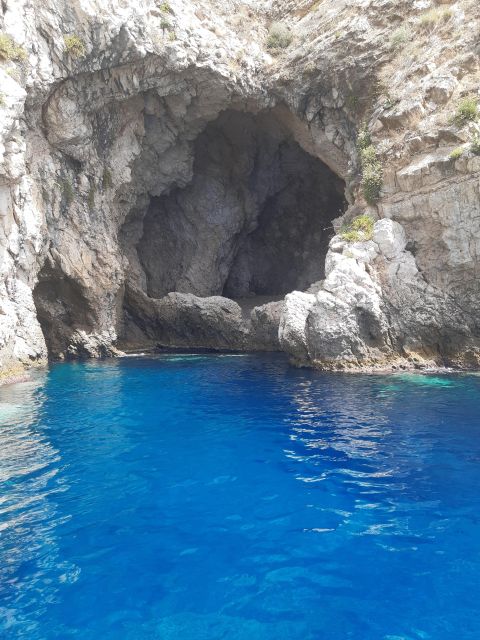 Taormina Coast Tour and Searching Dolphins - Blue Grotto: a quick stop for that famous cave mood