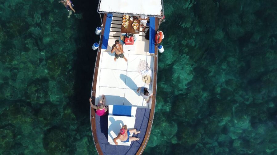 Taormina: Coastal Highlights Cruise with Wine & Food Tasting - Food onboard: local salami, cheeses, and snacks that don’t overstay