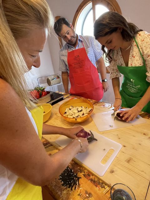 Taormina Half-Day Sicilian Cooking Class & Market Tour - In Chef Massimo’s kitchen: pasta, caponata, and stuffed vegetables
