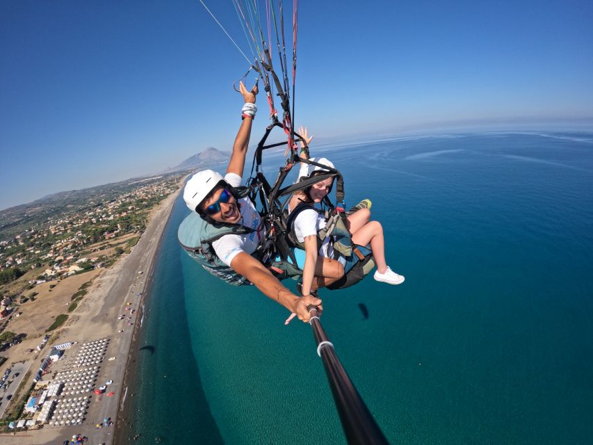 Taormina: Paragliding Tour with Instructor and GoPro Video - The Actual Flight Over the Taormina Coast