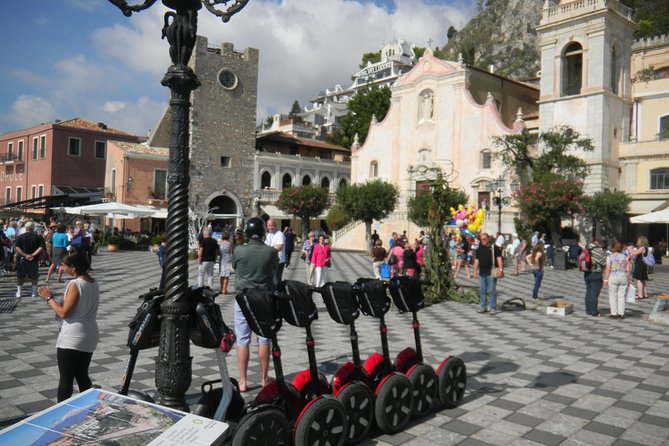 Taormina Shore Excursion: City Segway Tour - Borgo Medievale and Piazza del Duomo, where the town feels lived-in