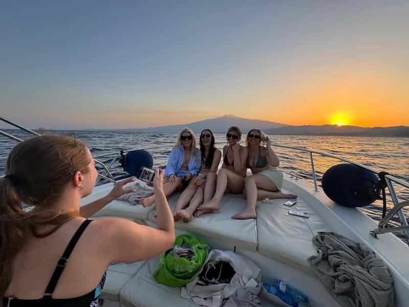 Taormina: Sunset Boat Tour with Dolphin Watching & Aperitif - Meet Graziella, get oriented, and settle into a small-group vibe