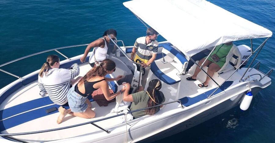 Taormina Sunset tour in search of dolphins with aperitif - Dolphin searching: an honest game plan on open water