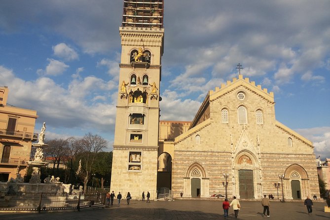 TASTE OF SICILY: Taormina, Messina + sicilian street food tasting - Cathedral of Messina panoramic time, plus rice balls and cannolo siciliano