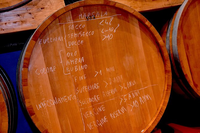 Tasting in the historic cellar of Marsala - The 14-Wine Buffet Tasting, Explained Clearly in English