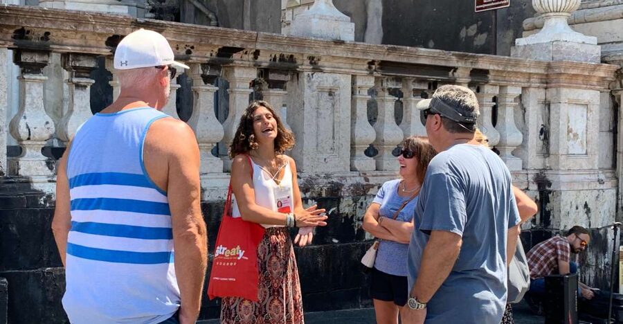 The Original Fish Market and Street Food Tour of Catania - Piazza del Duomo meeting point, then symbols that set the tone