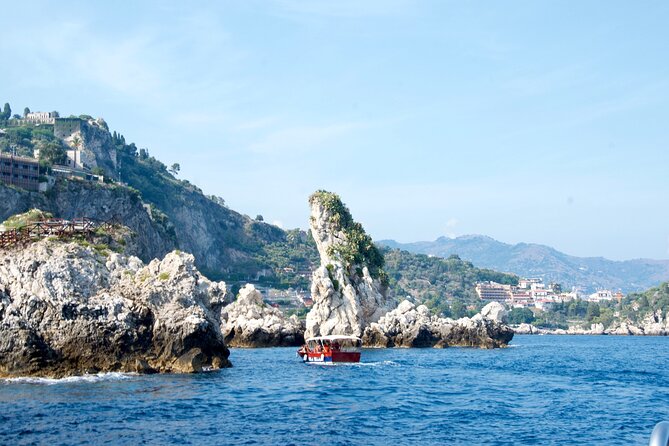 Tour to Baia di Taormina, Isola Bella and Naxos - The Onboard Experience: Open Bar, Restroom, and Music That Fits