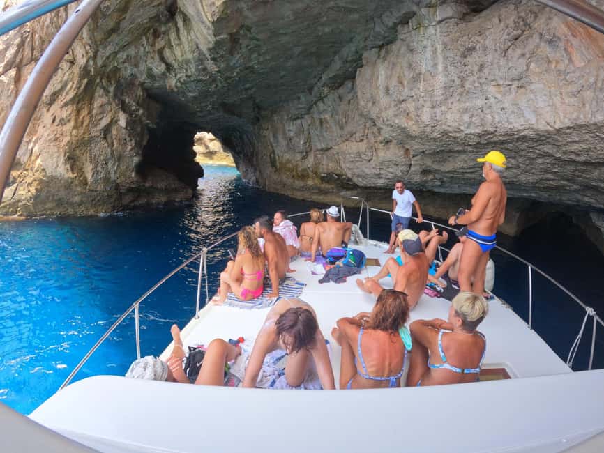 Trapani: Marettimo Island and Sea Caves Boat Tour with Lunch - Levanzo in the afternoon: one more swim and a sea stack stop