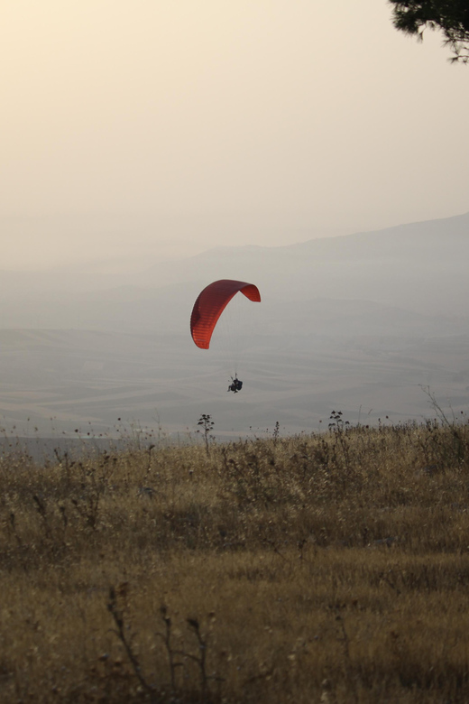 Trapani: Paragliding flight with GoPro photos and videos - Landing and Getting Back: The Included Pick-Up That Saves Hassle