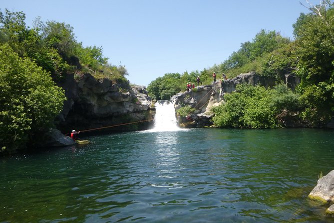 TuffAlcantara - dives, slides and lots of fun in the Alcantara river - The guide factor: why this feels safe without killing the fun